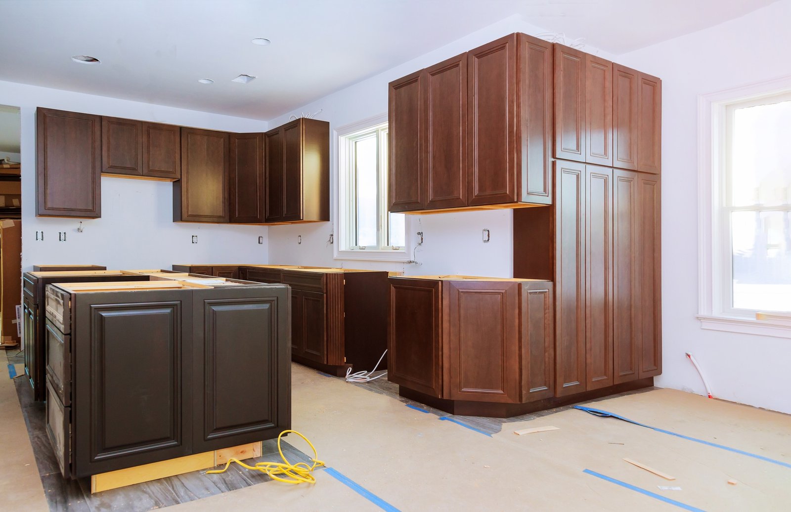 Kitchen remodel home improvement view installed in a new kitchen